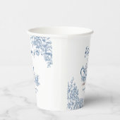 ブルーガーデンビクトリアンブライダルシャワーティー 紙コップ (右)