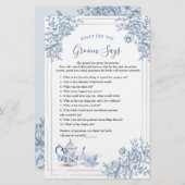 ブルーガーデンビクトリアンブライダルティーWhat Groomが言う (正面/裏面)