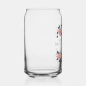 ブルーガーデンフラワーカスタム ブライダルシャワープレゼント ガラス缶 (右)