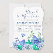 ブルーガーデンフラワーズ招待状 招待状 (正面)