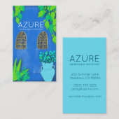 ブルーガーデンフローリスト地裁建築士 名刺 (正面/裏面)