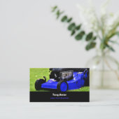 ブルーガーデンローンモーア、芝生サー気にビス 名刺 (スタンド正面)