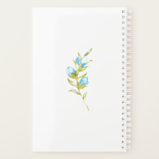 ブルーガーデン結婚フラワーズ プランナー手帳 (裏面)