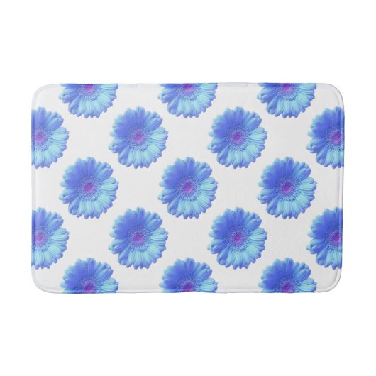 ブルーガーベラデイジー バスマット (正面)