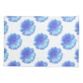 ブルーガーベラデイジー 枕カバー (裏面)