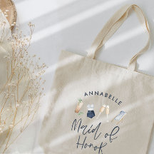 ブルーガーリーなモダンカクテルスクリプトのブライズメイド