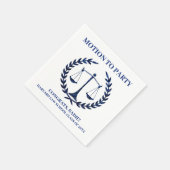 ブルーガーリー・スパークル法律学校卒業 スタンダードカクテルナプキン (角)