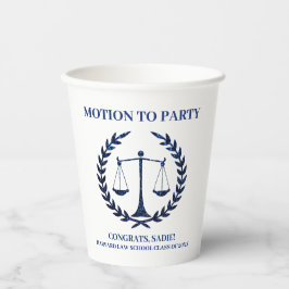 ブルーガーリー・スパークル法律学校卒業 紙コップ