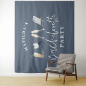 ブルーガーリー モダンドリンク バチェロレッテパーティー タペストリー (インサイチュ)
