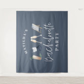 ブルーガーリー モダンドリンク バチェロレッテパーティー タペストリー (正面)