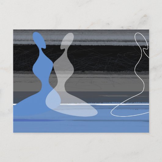 ブルーガールズ ポストカード (正面)