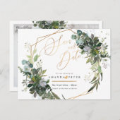 ブルーガ素朴ムのユーカリ、緑の日を保存 ポストカード (正面/裏面)