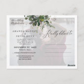 ブルーガ素朴ムのユーカリ、緑の日を保存 ポストカード (裏面)