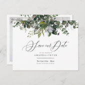 ブルーガ素朴ムのユーカリ、緑の日を保存 ポストカード (正面/裏面)