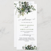 ブルーガ素朴ムユーカリプトゥスフラットプログラム プログラム (正面/裏面)