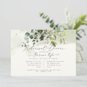 ブルーガ素朴ムユーカリプトゥスリハーサルディナー 招待状 (スタンド正面)