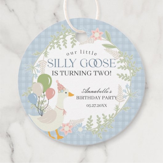 ブルーガ間抜けースフローラギンガムバースデーパーティー フェイバータグ (裏面)