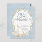 ブルーガ間抜けースフローラギンガムバースデーパーティー ポストカード (正面/裏面)