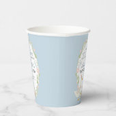 ブルーガ間抜けースフローラギンガムバースデーパーティー 紙コップ (右)