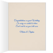 ブルーキスをするジェイズ秋の結婚式カスタム (内側(右))