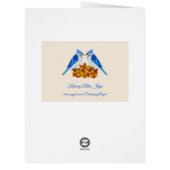 ブルーキスをするジェイズ秋の結婚式カスタム (裏面)