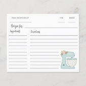 ブルーキッチンスタンドミキサーレシピ (正面)