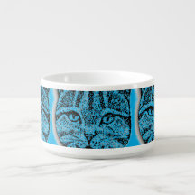 ブルーキッテンキャットチリボウル