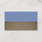 ブルーキツネバーラップベビーシャワーギフトレジストリ エンクロージャーカード (裏面)