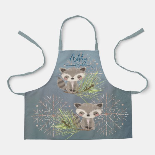 ブルーキツネ エプロン (正面)