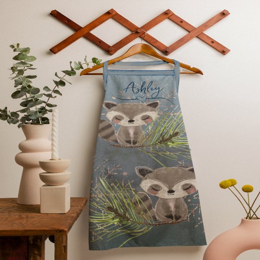 ブルーキツネ エプロン