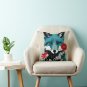 ブルーキツネ クッション (椅子)