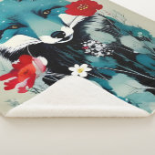 ブルーキツネ シェルパブランケット (3/4)