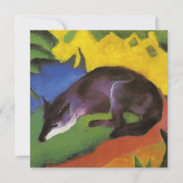 ブルーキツネ(by Franz Marc) カード