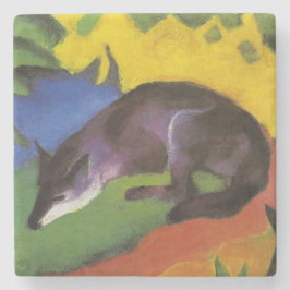 ブルーキツネ(by Franz Marc) ストーンコースター