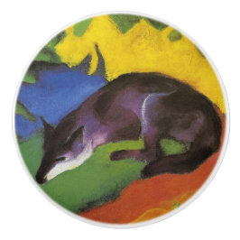 ブルーキツネ(by Franz Marc) セラミックノブ
