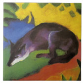 ブルーキツネ(by Franz Marc) タイル (正面)