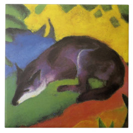 ブルーキツネ(by Franz Marc) タイル
