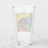 ブルーキツネ(by Franz Marc) タンブラーグラス (裏面)