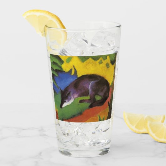 ブルーキツネ(by Franz Marc) タンブラーグラス (アイス正面)