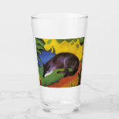 ブルーキツネ(by Franz Marc) タンブラーグラス (正面)
