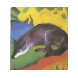 ブルーキツネ(by Franz Marc) ノートパッド