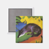 ブルーキツネ(by Franz Marc) マグネット (正面/裏面)