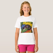 ブルーキツネ(by Franz Marc) Tシャツ (正面フル)