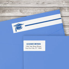 ブルーキャはっきりしたップ卒業 ラップアラウンドラベル