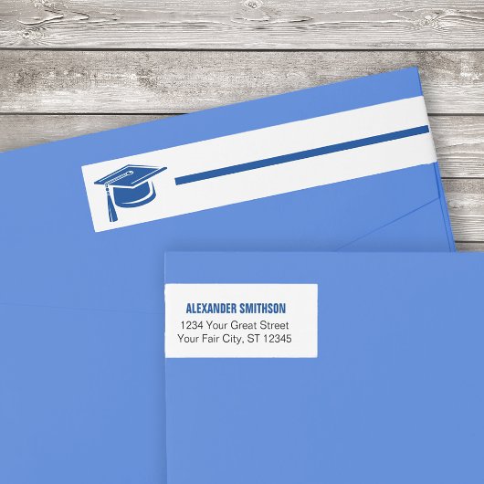 ブルーキャはっきりしたップ卒業 ラップアラウンドラベル