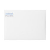 ブルーキャはっきりしたップ卒業 ラップアラウンドラベル (正面)