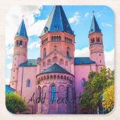 ブルーキャッスルブルースカイ スクエアペーパーコースター (正面)