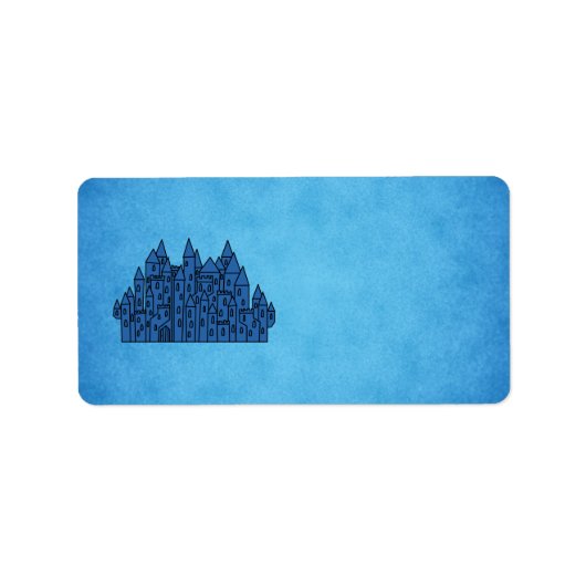 ブルーキャッスル。 ラベル (正面)