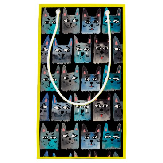 ブルーキャッツ スモールペーパーバッグ (正面)