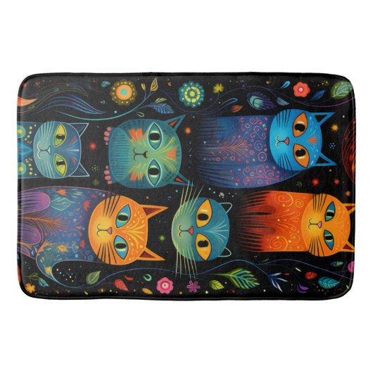 ブルーキャッツ バスマット (正面)